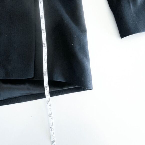 Calvin Klein Mens Suit Blazer Wool Jacket Work to Wear Black Size 44L - Picture 6 of 10